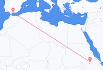 Flyreiser fra Gonder, Etiopia til Málaga, Spania