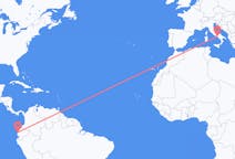Flights from Manta, Ecuador to Naples, Italy