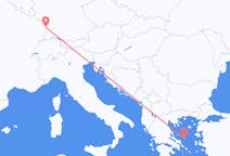 Flyreiser fra Strasbourg, Frankrike til Skiros, Hellas