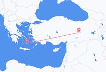 Flights from Santorini, Greece to Elazığ, Turkey