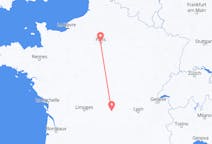 Flyrejser fra Clermont-Ferrand, Frankrig til Paris, Frankrig