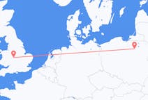 Flights from Birmingham, England to Szymany, Szczytno County, Poland