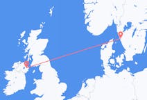 Flyg från Göteborg, Sverige till Belfast, Nordirland