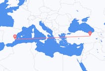 Flyreiser fra Erzincan, Tyrkia til Alicante, Spania
