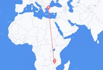 Flyrejser fra Tete, Mozambique til Izmir, Tyrkiet