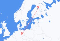 Fly fra Kajaani til Leipzig