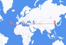 Flyreiser fra Dalian, Kina til Ponta Delgada, Portugal