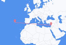 Flyreiser fra Beirut, Lebanon til Ponta Delgada, Portugal