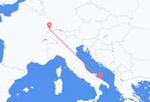 Flights from Basel in Switzerland to Bari in Italy