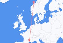 Flights from Montpellier, France to Kristiansund, Norway