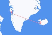 Vuelos de Aasiaat, Groenlandia a Reikiavik, Islandia