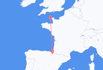 Flyreiser fra Pamplona, Spania til Saint Helier, Jersey