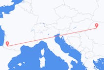 Vols depuis la ville de Cluj-Napoca vers la ville de Pau (Pyrénées-Atlantiques)