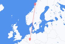 Flyg från Mosjøen till Frankfurt