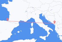 Loty z Podgorica do San Sebastián