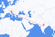 Flyg från Nagpur, Indien till Ancona, Italien