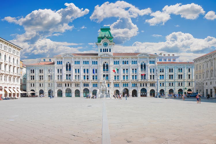 The most important square in Trieste called "Piazza Unità d'Italia" (it means "Square of the Unity of Italy") - (Europe - italy -Trieste) 