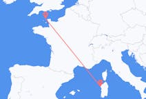 Flights from Alderney, Guernsey to Alghero, Italy