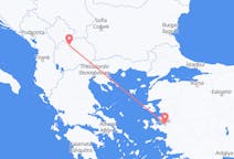 Vluchten van Skopje naar Izmir