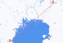 Flug frá Skellefteå, Svíþjóð til Rovaniemi, Finnlandi