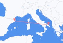 Flyg från Girona, Spanien till Brindisi, Italien