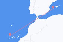 Flights from Ibiza to La Palma