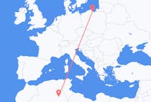 Flyrejser fra Hassi Messaoud, Algeriet til Gdańsk, Polen