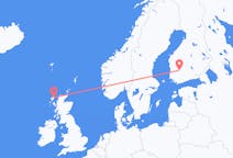Flights from the city of Stornoway to the city of Tampere