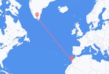 出发地 摩洛哥出发地 索维拉目的地 格陵兰纳萨尔苏克的航班