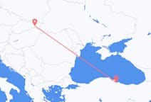 Flyg från Kosice, Slovakien till Samsun, Turkiet