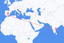 Vluchten van Chennai, India naar Granada, Spanje