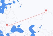 Fly fra Kurgan, Kurgan Oblast til Sibiu