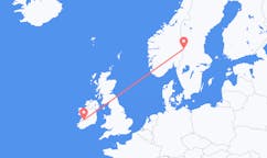Vluchten van Shannon, Ierland naar Rörbäcksnäs, Zweden
