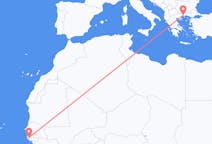 Flyreiser fra Ziguinchor, Senegal til Kavala Prefecture, Hellas