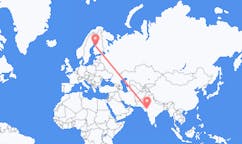 Flyg från Ahmedabad, Indien till Karleby, Finland