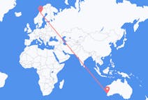Flights from Perth, Australia to Hemavan, Sweden
