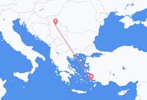 Flights from Belgrade to Kos