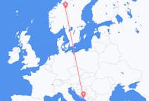 Flights from Røros, Norway to Dubrovnik, Croatia