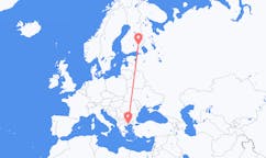 Flights from Savonlinna, Finland to Kavala, Greece