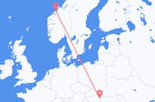Flyreiser fra Kristiansund, Norge til Debrecen, Ungarn