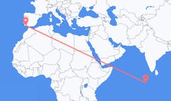 Flights from Kooddoo, Maldives to Faro, Portugal