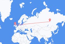 Flights from Lensk, Russia to Douglas, Isle of Man