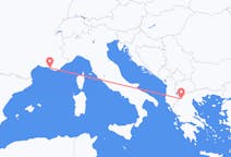 Fly fra Kastoria til Marseille