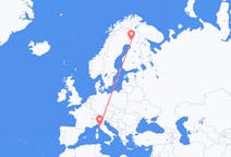 Flights from Rovaniemi to Pisa