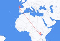 Flyrejser fra Kigali til Santiago de Compostela