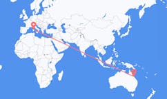 Flyrejser fra Proserpine, Australien til Olbia, Italien