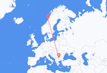 Flights from Sofia, Bulgaria to Brønnøysund, Norway