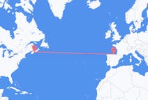 Lennot Halifaxista Santanderiin