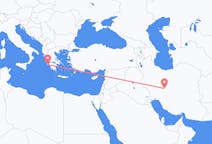 出发地 伊朗出发地 伊斯法罕目的地 希腊扎金索斯島的航班