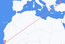 Flights from Bissau to Zonguldak